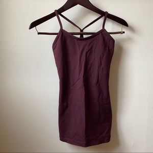Lululemon Power Y Tank Garnet size 2